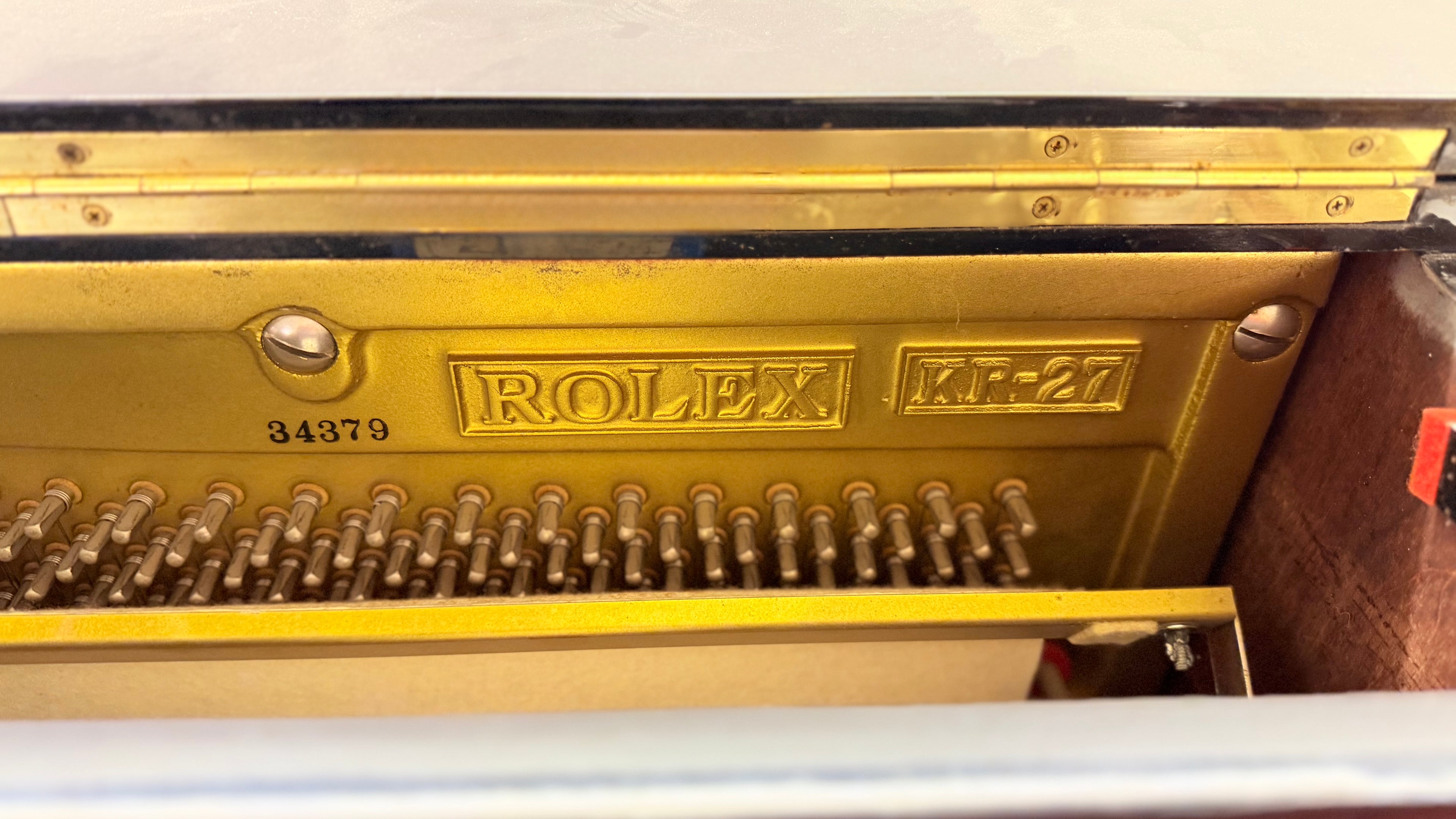 Rolex KR-27 - Ebony Polish Professional Upright (Serial No. 34379)