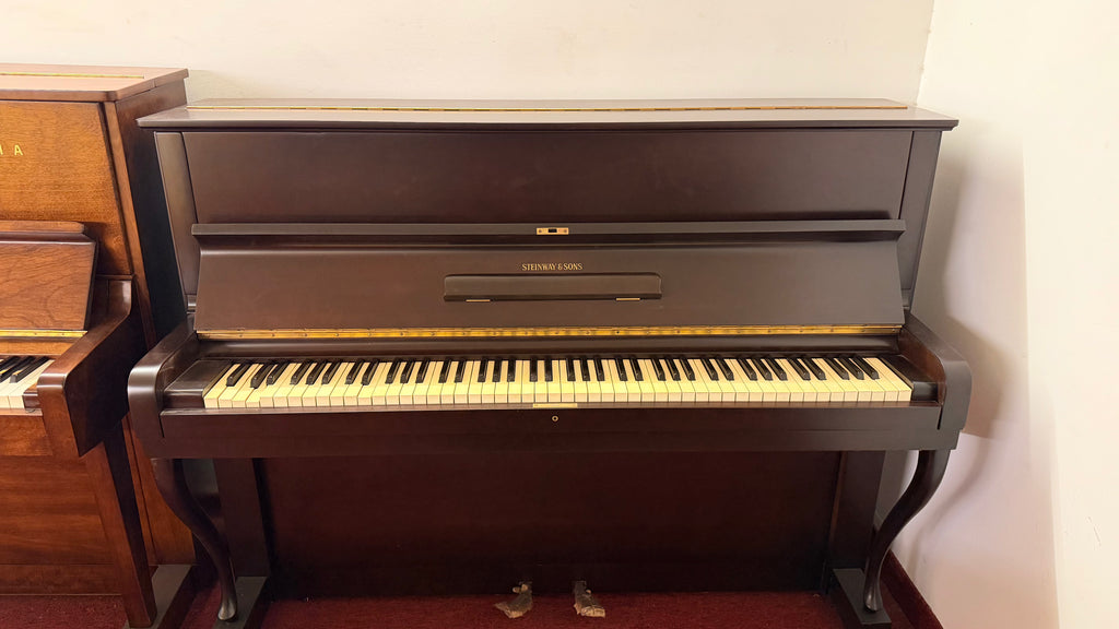 Steinway & Sons Z - Walnut Satin Studio Upright (Serial No. 357311)