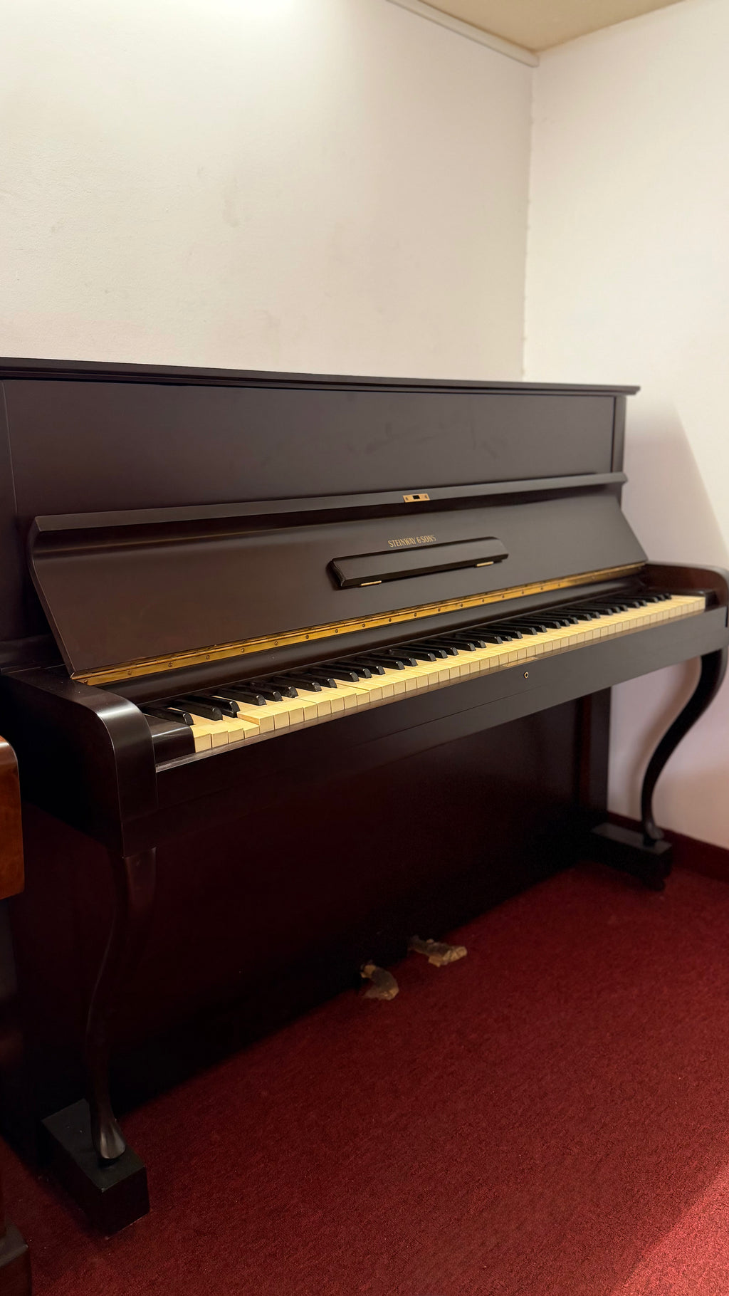 Steinway & Sons Z - Walnut Satin Studio Upright (Serial No. 357311)