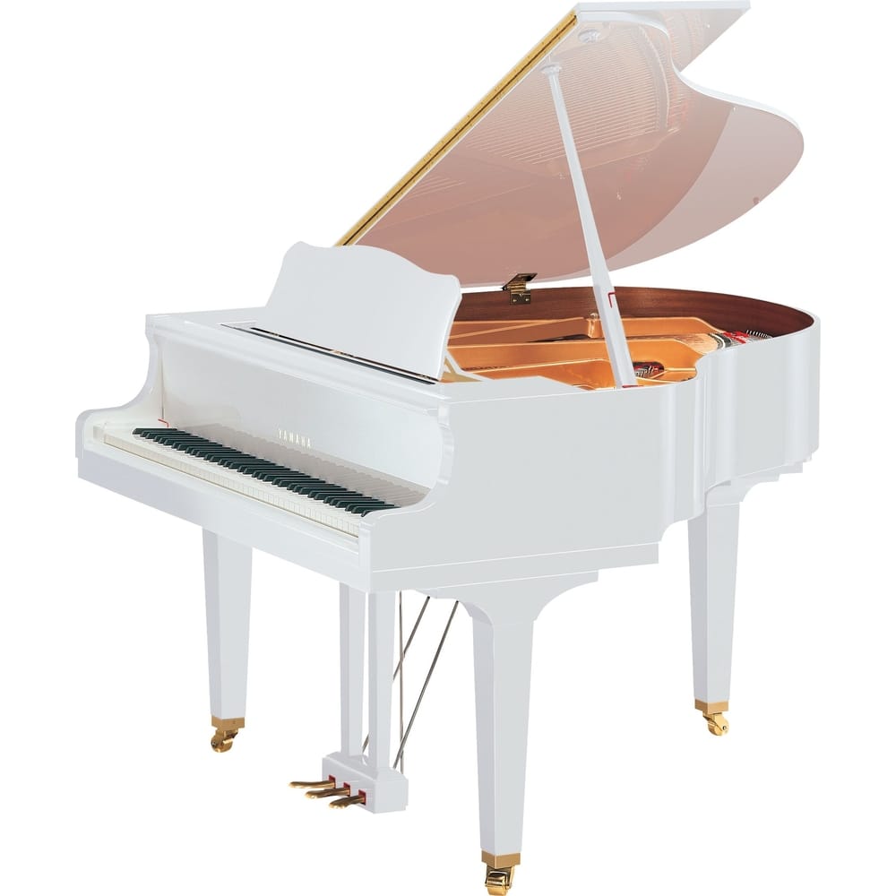 Yamaha G3 - White Polish Grand Piano (Serial No. E1338442)