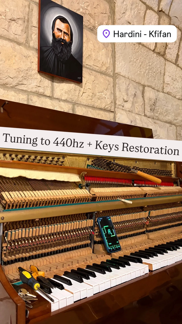 Tuning to 440 Hz and keys restoration at Hardini, Kfifan